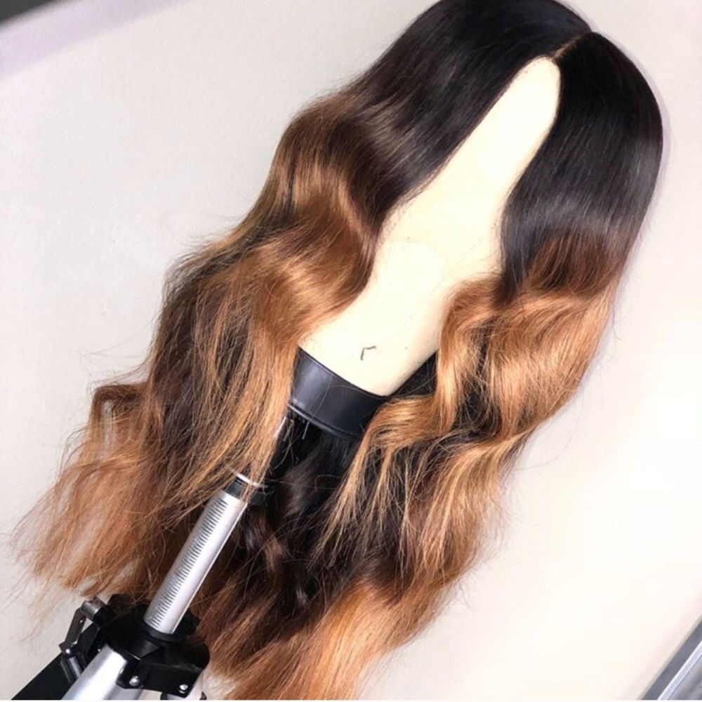 Ombré lace front wig 22ins
